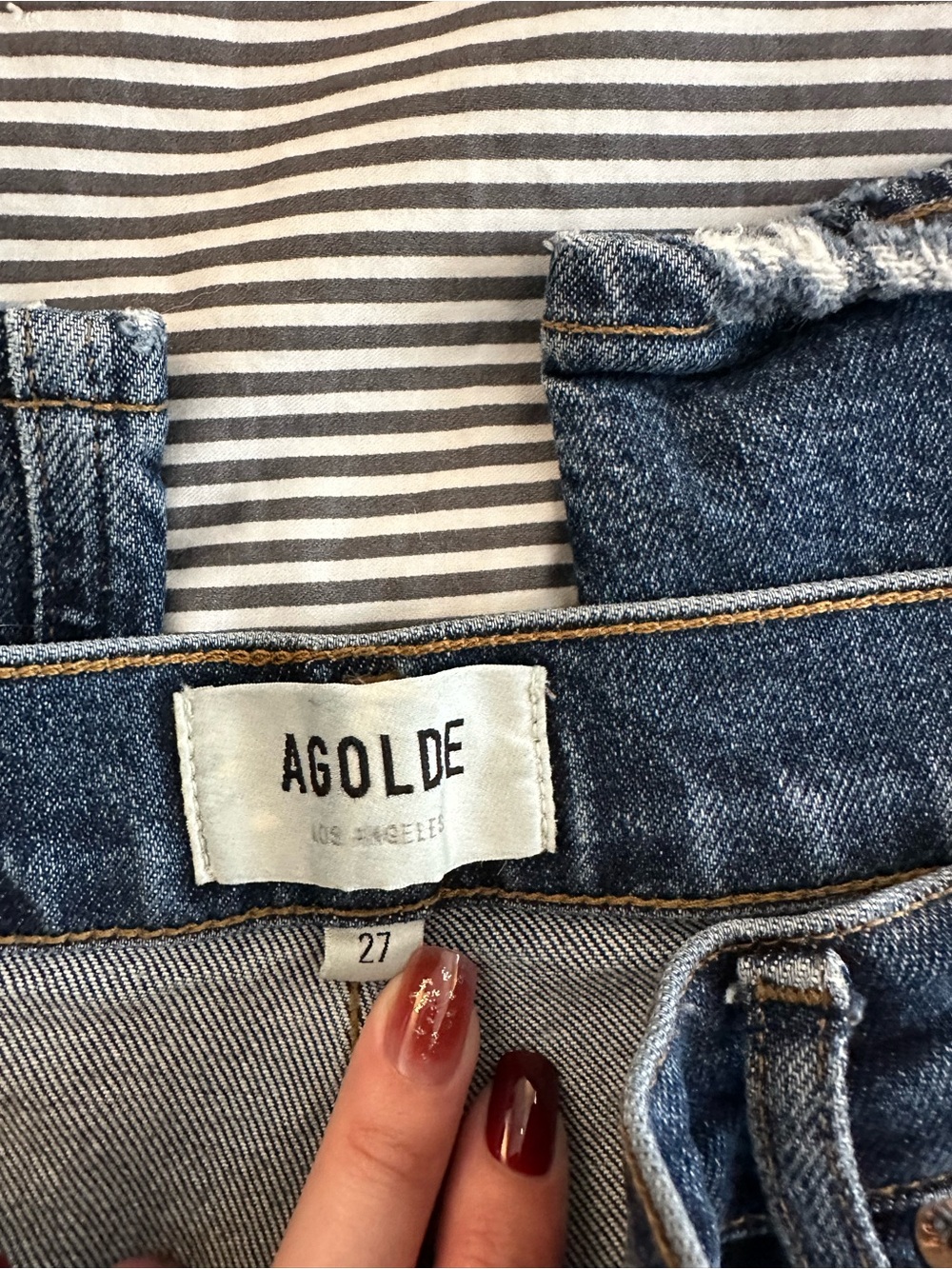 Agolde Slim Riley Jeans - Picture 4 of 6